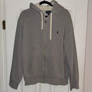 Hooded Zip Up Polo Hoodie
